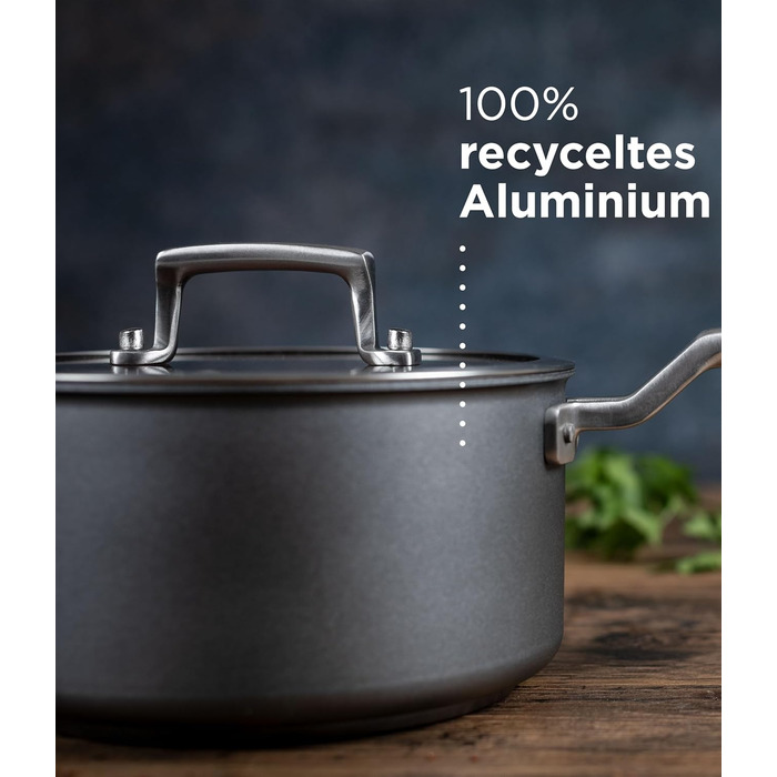 Каструля Kuhn Rikon New Life Pro Recycling з нержавіючої сталі, 1.5 л, Ø 16 см