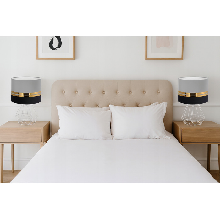 Настільна нічна лампа Діамант з абажуром у стилі Glamour, LED E27