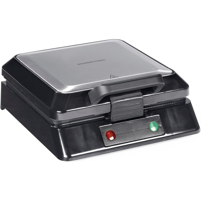 Gourmetmaxx Belgian Waffle Maker - 1000W - Non-Stick Coating - Even Heat Distribution - Makes 4 Waffles