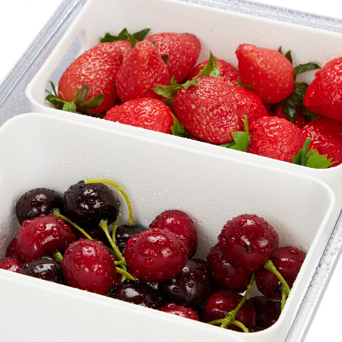 Relaxdays Refrigerator Organizer, 3-Piece Set