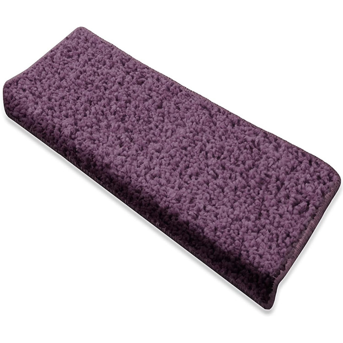 Набір килимків на сходи Floordirekt Barcelona (15 шт.) - килимок на сходи, 16 кольорів, зносостійкий, легкий у догляді, для дому (напівкруглий 65 x 23,5 см)