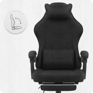 Ігрове крісло Cabro C502, чорна тканина