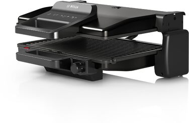 Електричний контактний гриль Bosch TCG3323, чорний, 2000 Вт