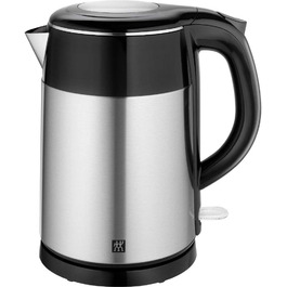 ZWILLING 1.2L Stainless Steel Electric Kettle - Silver/Black