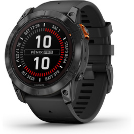 Розумний годинник Garmin fēnix 7S Pro з сонячною лінзою, GPS, кольоровим дисплеєм та підтримкою GarminPay