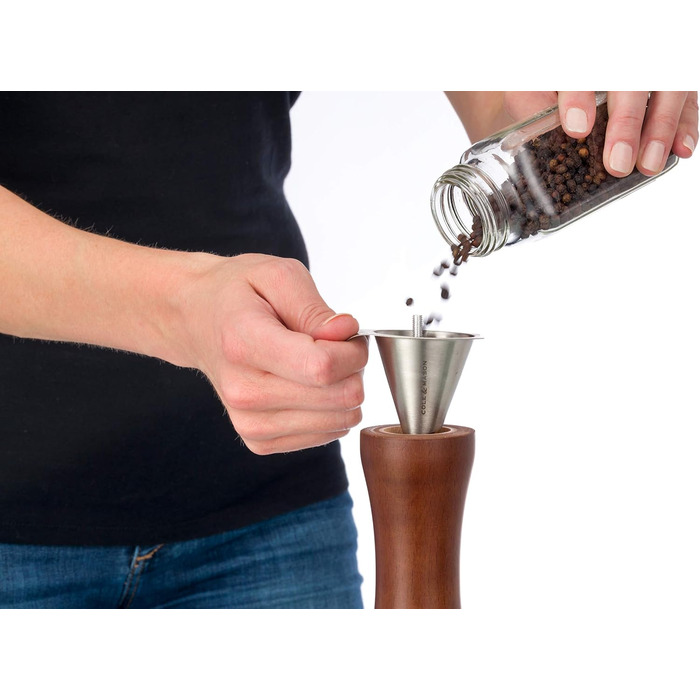 Мельниця для перцю Cole & Mason Forest Capstan, темне дерево, 300 мм, Precision+, 1 шт.