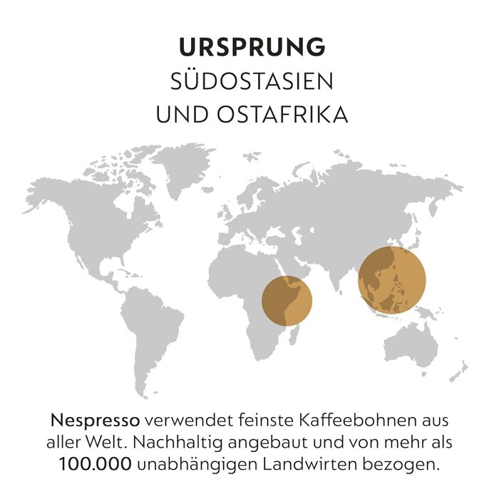 Кава Nespresso Original Paris: суміш Арабіки та Робусти середнього обсмаження | 100 капсул | Для еспресо | Сумісна з капсульними машинами Nespresso Original