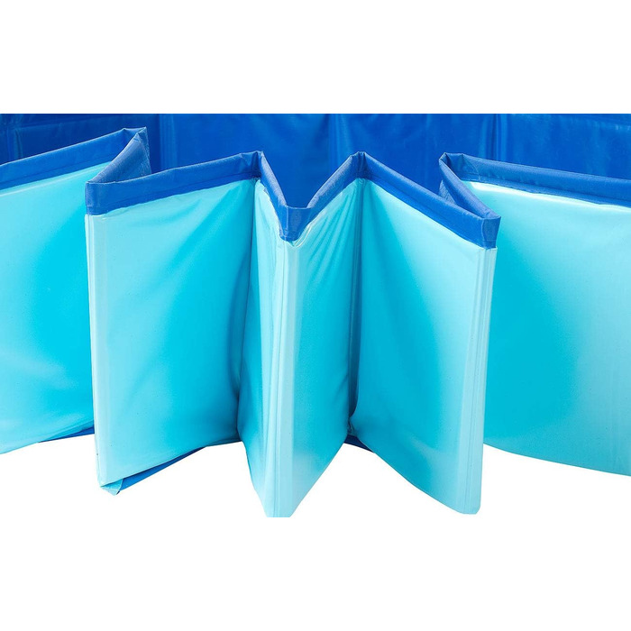 Складаний собачий басейн з неслизьким дном та зливним клапаном, 80 x 20 см