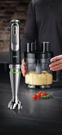 Занурювальний блендер Braun MultiQuick 9 MQ9187XLI 1200 Вт, чорний