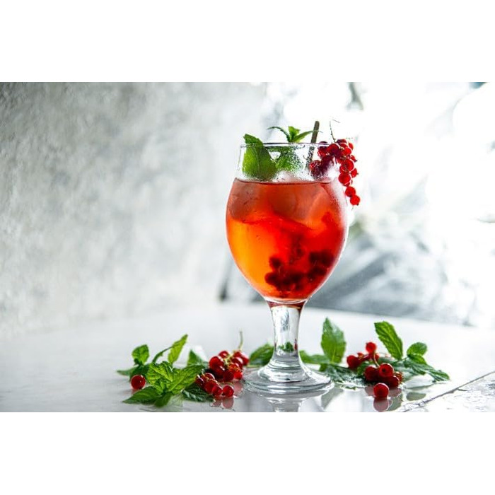 Склянки для пива KROSNO 1992 Biertulpen, набір 6 шт, 500 мл - Pils, Stout, коктейлі, сумісно з посудомийною машиною