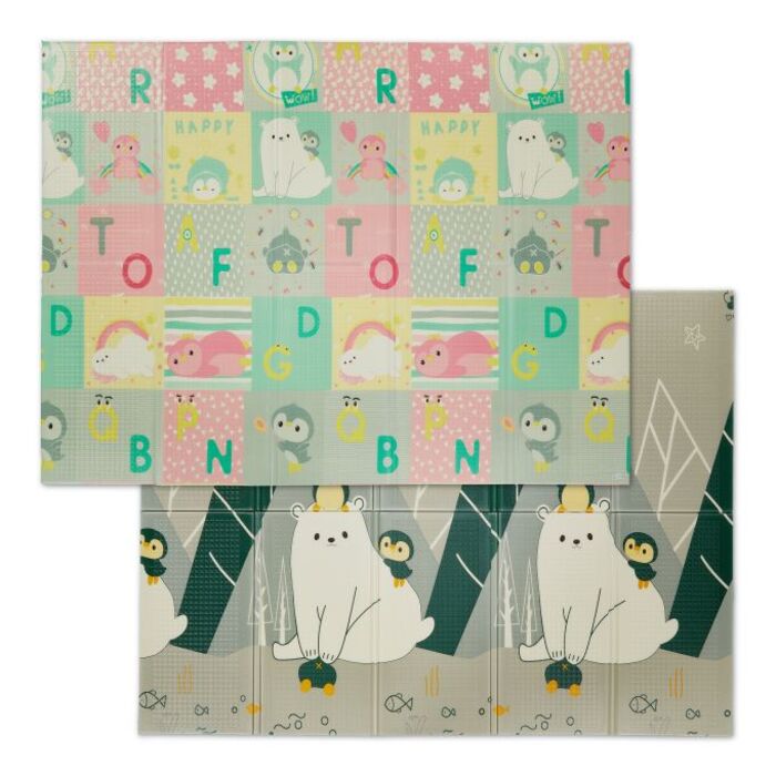 Relaxdays Foldable Play Mat with Animal Motifs