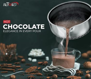 Каструля з антипригарним покриттям і кришкою, 2 л, 20 см, для індукційних, газових та електричних плит, з носиком для зливу, холодна ручка, стійка до подряпин, сотейник з німецькою технологією, без хімікатів