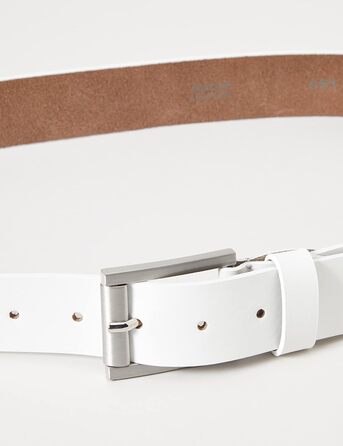 Жіночий ремінь MGM Bellisima 85 см білий (Weiß 6) - якісний шкіряний аксесуар