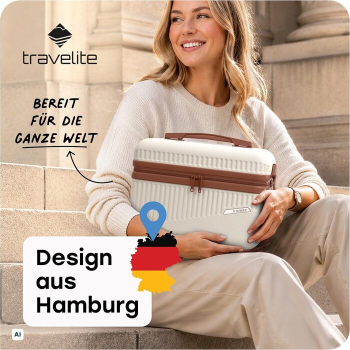 Набір валіз Travelite Bali, 3 предмети (розміри L/M/S), жорстка оболонка ABS