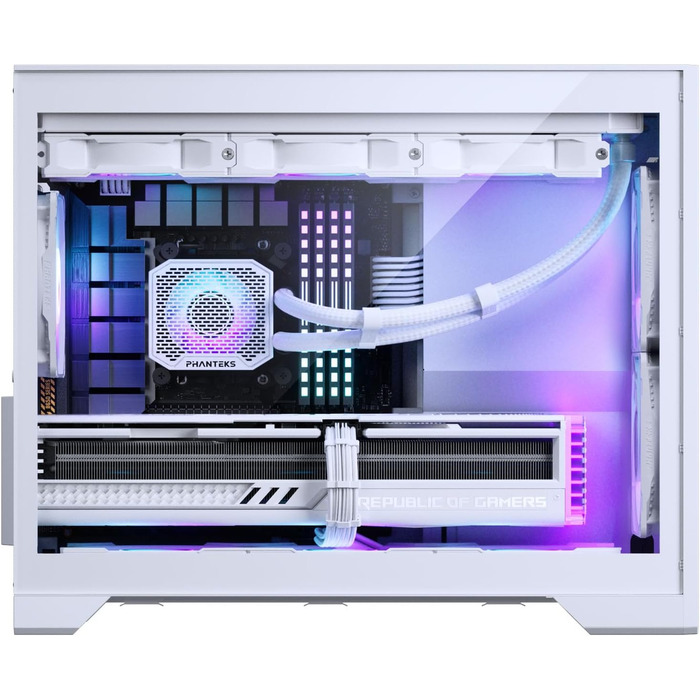 Корпус ПК Phanteks XT M3 Mini-Tower White – компактний Micro-ATX з темперованим склом, підтримкою радіатора 360 мм та відеокарти 430 мм, 3 RGB вентилятори