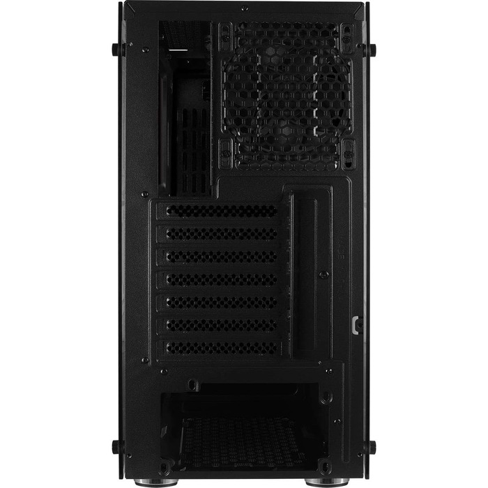 Ігровий корпус AeroCool KLAW ATX, загартоване скло, RGB підсвітка, 3 RGB вентилятори, чорний
