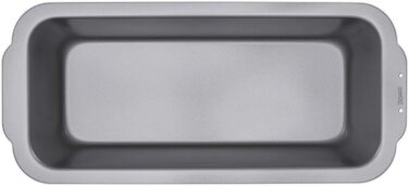Städter 661264 We love Baking Loaf Pan, Aluminum, Black