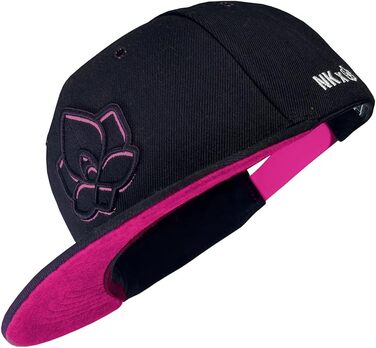 Кепка Nebelkind Snapback Steini Der Keller, універсальний розмір, регульована, чорно-рожева, для чоловіків та жінок