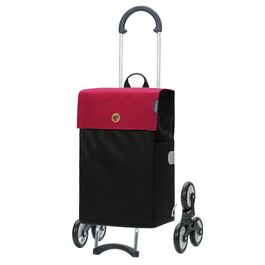 Сумка-шопер на колесах ANDERSEN Scala Shopper Hera — червоний візок-сходи climbs