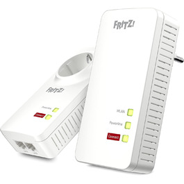 Набір AVM Fritz! Powerline 1260E/1220E WLAN: точка доступу Wi-Fi, 1200 Мбіт/с, для медіа та NAS