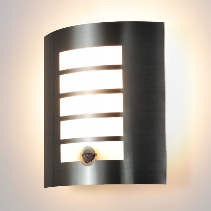 Садовий настінний світильник Kwazar Luminaire, сірий, E27, 15 Вт