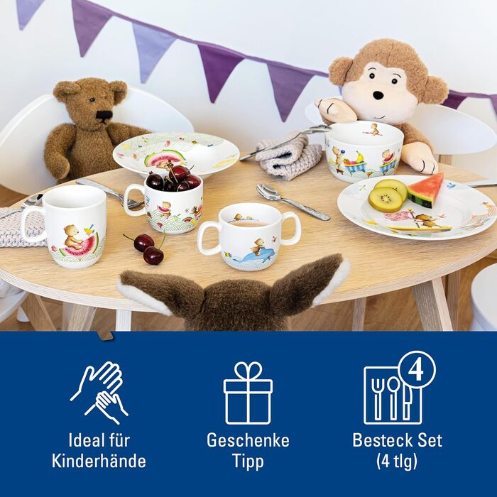 Дитячий набір столових приборів Villeroy & Boch Happy As A Bear (4 штуки)