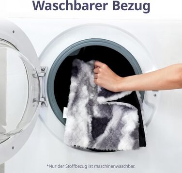 Кішка лежанка на підвіконня самонагріваюча, 90x28 см, сіра, м'яка, знімний чохол