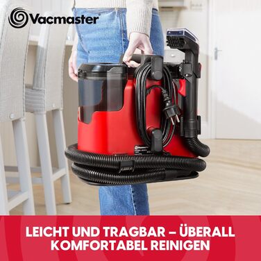 Пилосос миючий Vacmaster STMEUB01 для м'яких меблів та килимів 15КПа, 1150 Вт