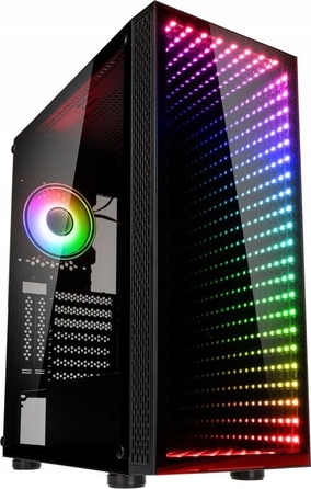 Корпус Kolink Void Rift ARGB Midi Tower, чорний