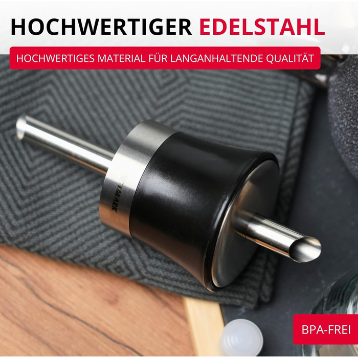 Дозатор для цукру Westmark Blacky, 190 мл, скло/нержавіюча сталь/пластик