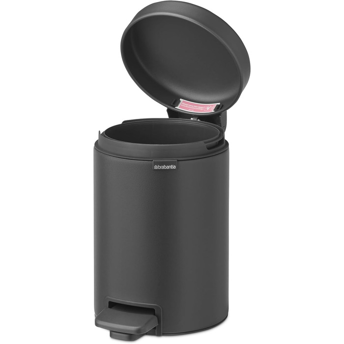 Відро Brabantia Treteimer 30л, місткість 30л, чорний матовий, з внутрішнім відром