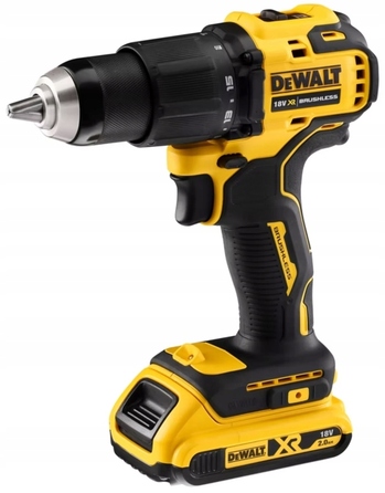 Акумуляторний шуруповерт DeWalt 18V 2,0Ah безщітковий 65Nm у кейсі