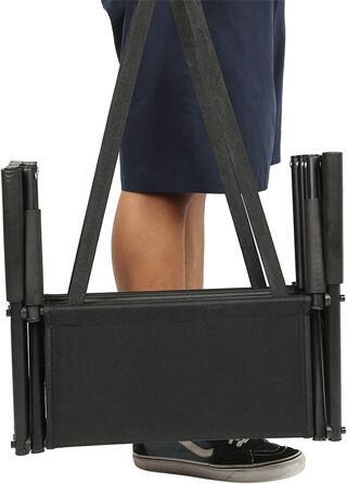 Рампа для собак Homewell - складана, до 70 кг, регульована - для маленьких, середніх, великих та хворих собак. Чорний колір