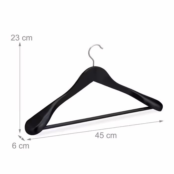 Relaxdays Suit Hangers, Set of 8