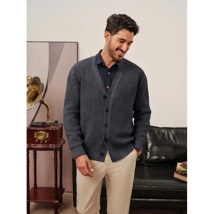 Чоловічий кардиган PJ PAUL JONES з в'язаним візерунком 