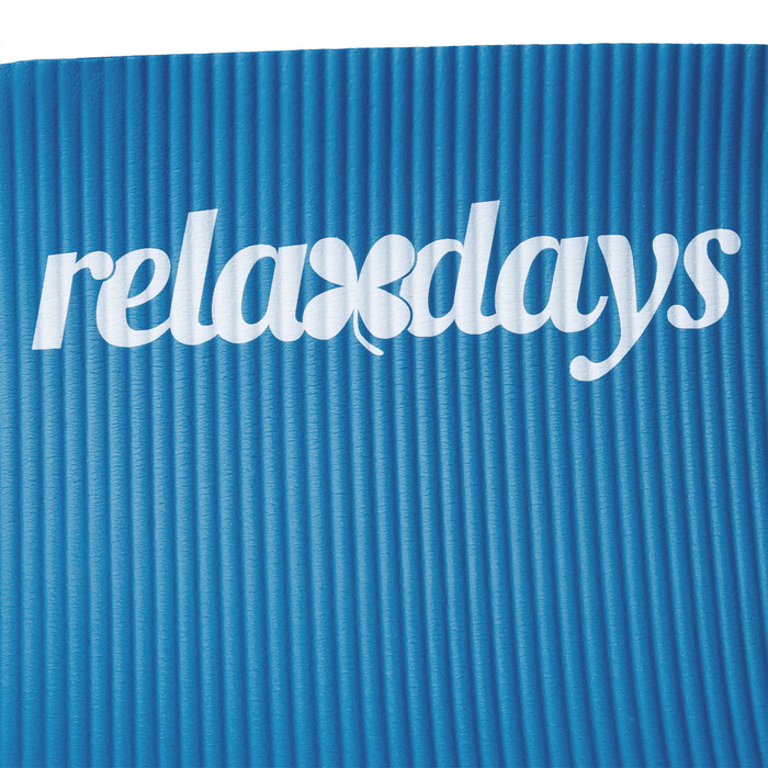 Relaxdays Yoga Mat, 1 cm thick, solid color
