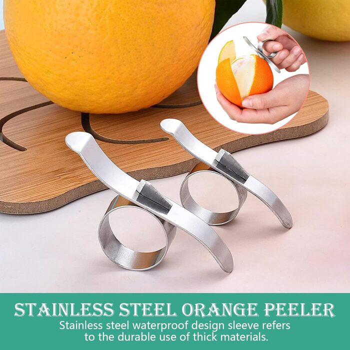 Пресс для часнику та імбиру з важелем, набір з очищувачем для апельсинів, нержавіюча сталь, професійний
