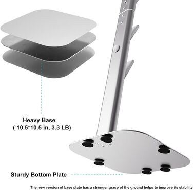 MOOPHY Vacuum Stand Holder Storage Station Compatible with Dyson V7 V8 V10 V11 V12 V15 G5 SV18 SV21, compatible with Dyson cordless vacuum cleaners