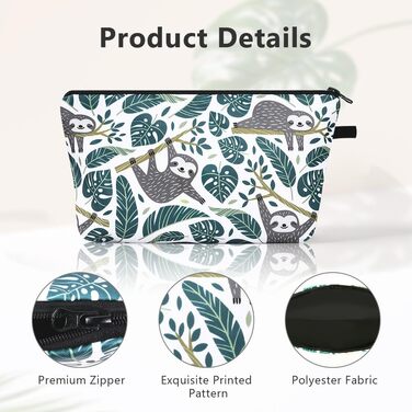 Набір косметичних сумок з тканнини, 4 шт. – для подорожей, макіяжу, косметики. Органайзер для косметики, різнокольоровий.