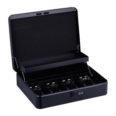 Relaxdays Combination Lock Cash Box - Euro