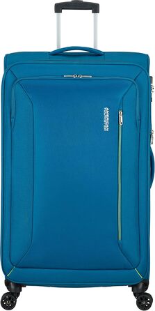 Валіза American Tourister Hyperspeed Spinner L розширювана, 80 см, 109/116 л, бірюзова (Deep Teal), поліпропілен