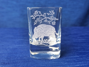 Набір стопок для горілки Art-Glass Myśliwskie, прозорі, 50 мл, 6 шт.