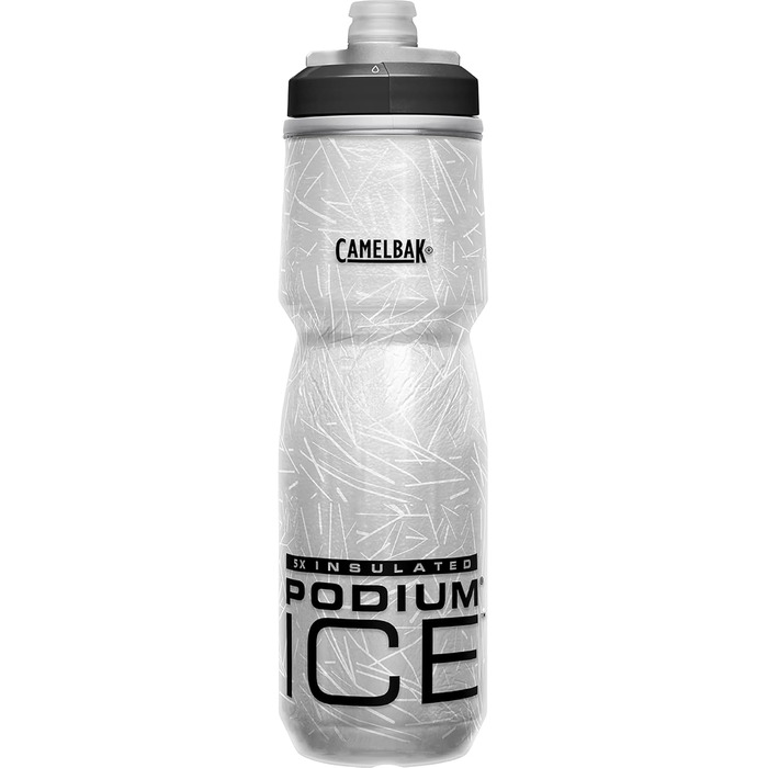 Camelbak Podium Ice Sport Water Bottle, Squeeze Bottle, for Running, Cycling, Hiking Black