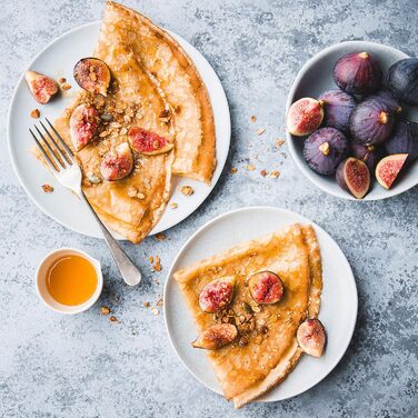 Пательня для млинців Tefal, алюмінієва, чорна, 25 см (не для індукційних плит)