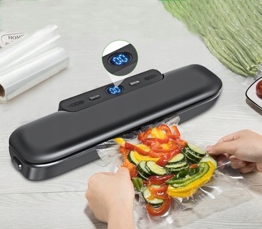 Вакууматор для продуктів, пакувальна машина 120 Вт + набір пакетів XXL