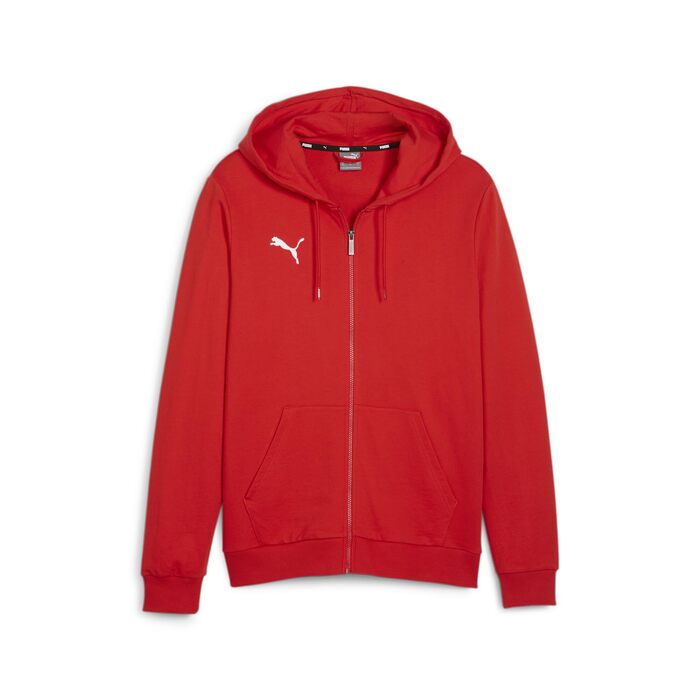 Чоловіча толстовка Puma teamGOAL Casuals з капюшоном, червона (розмір M)