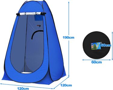 CLIPOP Portable Pop-Up Privacy Tent - Outdoor Shower & Changing Tent with UV Protection - Beach, Camping, Fishing