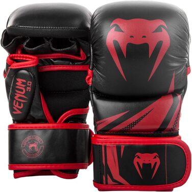 Рукавички для спарингу Handschue Challenger 3.0 (Чорний/Червоний, L-XL)