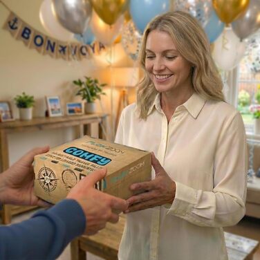 Подушка для шиї FLOWZOOM Dream Pro з додатковою бічною підтримкою та регульованим кріпленням на липучці - подушка для подорожей у літак з піною з пам'яті - з чохлом та подарунковою упаковкою - Чорний