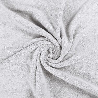 Комплект банних рушників Utopia Towels, сріблясті – 100% бавовна, 600 г/м², швидковисихаючі, дуже поглинаючі, м'які, 4 шт.